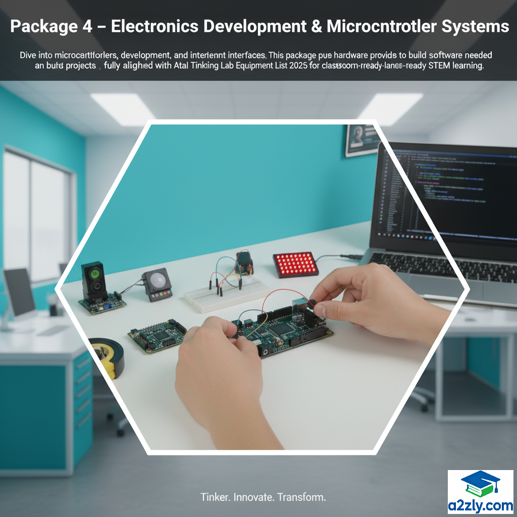 Arduino, NodeMCU, and Raspberry Pi boards from Atal Tinkering Lab Equipment List 2025