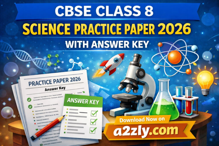 CBSE Class 8 Science Practice Paper 2026